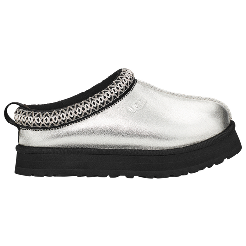 Shop Ugg Boys  Tazz In Silver Metallic/silver Metallic