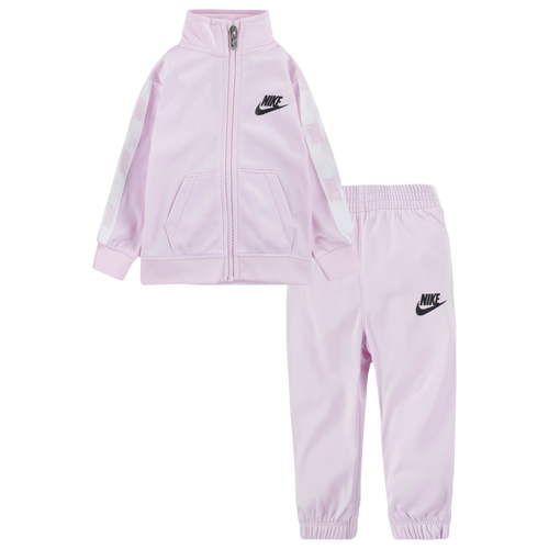 

Nike Boys Nike Tricot Set - Boys' Infant Pink/White Size 12MO