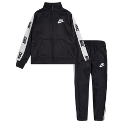 Boys' Toddler - Nike Taping Tricot Set - White/Black
