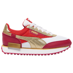 Girls' Grade School - PUMA Future Rider - Red/White/Gold