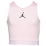 Jordan Essentials Active T-Shirt - Girls' Grade School Pink Foam