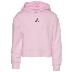 Girls' Grade School - Jordan Essentials Boxy Pullover - Pink Foam/White
