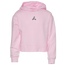 Jordan Essentials Boxy Pullover - Girls' Grade School Pink Foam/White