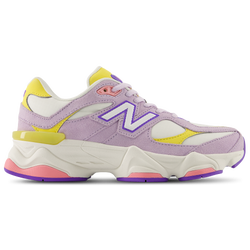 Girls' Grade School - New Balance 9060 - Lilac/Yellow