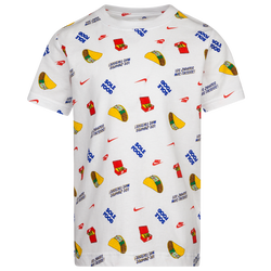 Boys' Preschool - Nike Taco All Over Print T-Shirt - White/White