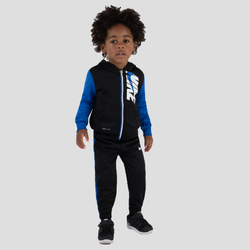 Boys' Toddler - Nike Colorblock Therma Pant Set - Black/Black
