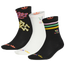 adidas Pride OG 3 Pack Crew Socks - Men's Black/Off White