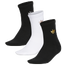 adidas OG Gilver Trefoil 3 Pack Mid Socks - Women's Black/White/Gold