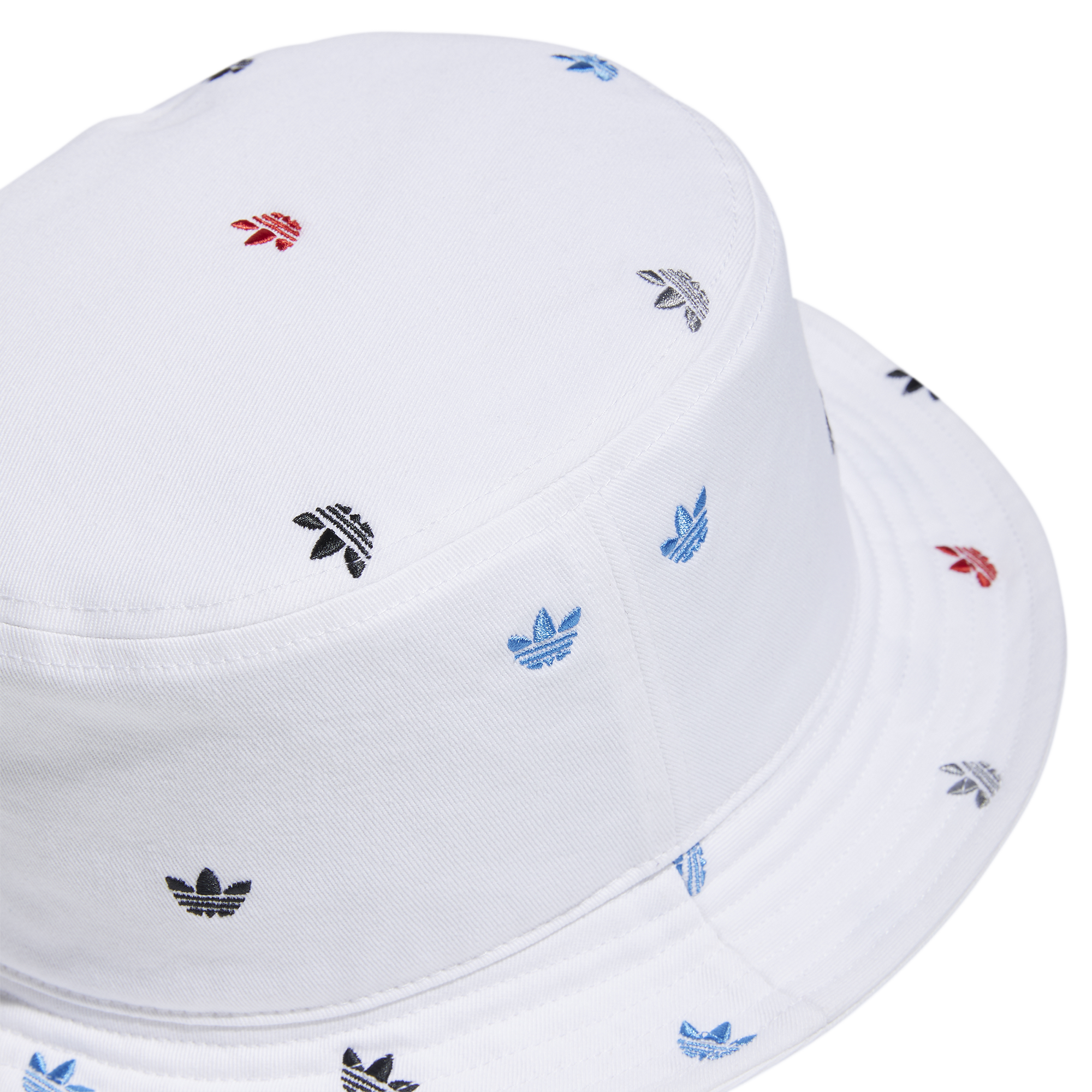 White adidas Originals Trefoil Bucket Hat - JD Sports Global