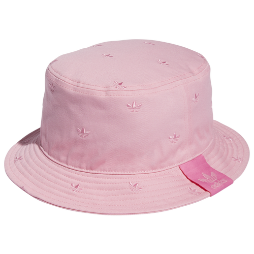 

adidas Originals Womens adidas Originals All Over Trefoil Bucket Hat - Womens Pink Size One Size