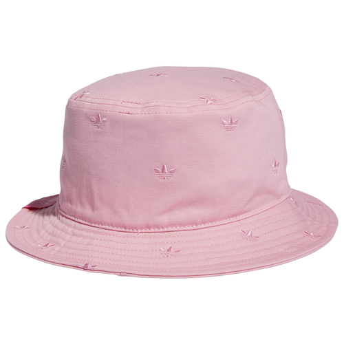 Adidas Allover Print Trefoil Bucket Hat Light Pink Originals Hats