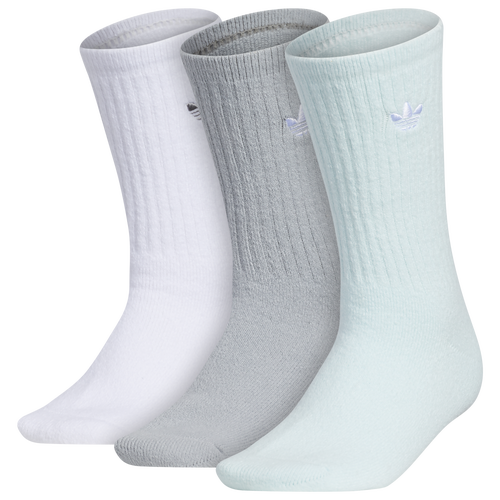 adidas Originals Comfort 3 Pack Crew Socks - adidas Originals White/Blue