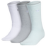 adidas Comfort 3 Pack Crew Socks - Women's Blue/White