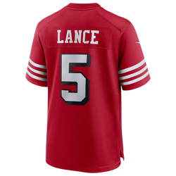 Men's - Nike 49ers Game Day Jersey - Red/Red