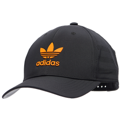 Men's - adidas OG 3 Stripe Adjustable Hat - Black/Orange