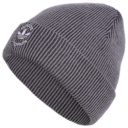 Men's - adidas Originals OG Offset 3 Stripe Beanie - Grey/Black
