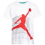 Jordan Jumpman Stack Up T-Shirt - Boys' Grade School White/Black