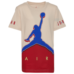 Boys' Grade School - Jordan Jumpman Wild Utility T-Shirt - Pearl White/Black