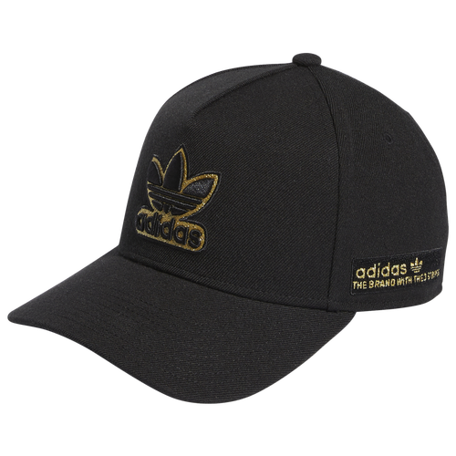 Adidas Originals Mens Adidas Og A Frame Adjustable Hat In Black/gold