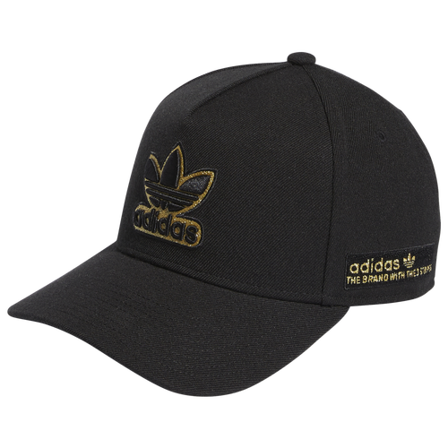 

adidas Originals Mens adidas Originals OG A Frame Adjustable Hat - Mens Black/Black/Gold Metallic Size One Size