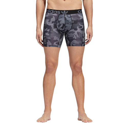 

adidas Originals Mens adidas Originals Trefoil 2 Pack Underwear - Mens Grey/Camo Size L