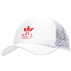 Men's - adidas Originals OG Recoded Life Trucker Hat - White/Red