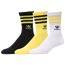 adidas Originals Originals 3 Pack Crew Socks - Boys' Grade School Yellow/Black/White