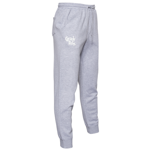 

Grady Baby Co Mens Grady Baby Co Joggers - Mens Grey/White Size L