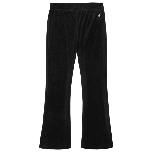 

Girls Juicy Couture Juicy Couture Velour pant - Girls' Grade School Deep Black/Deep Black Size L