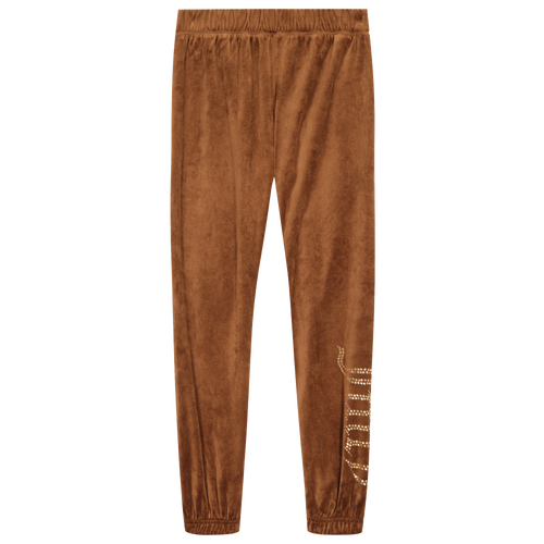 

Girls Juicy Couture Juicy Couture Velour Joggers - Girls' Grade School Bison/Bison Size S
