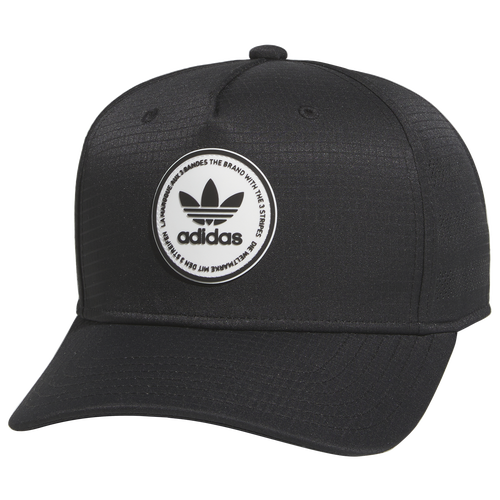 

adidas Originals Mens adidas Originals Emblem Precurve Adjustable Cap - Mens Black/White Size One Size