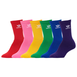 Boys' Grade School - adidas Originals Trefoil Cushioned Crew 6-Pack Large - Multi