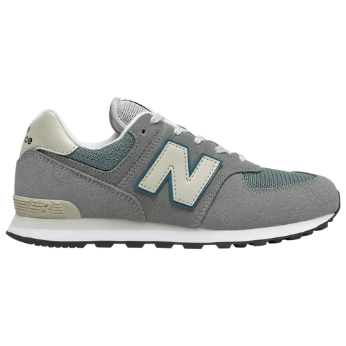 BOYS - New Balance 574 Classic - Grey/Sky Blue