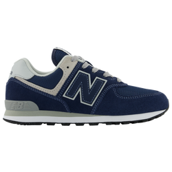 Boys' Grade School - New Balance 574 Core - Navy/White
