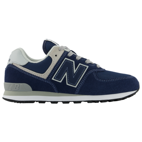 

New Balance Boys New Balance 574 Core - Boys' Grade School Running Shoes Navy/White Size 7.0