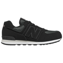 Girls' Grade School - New Balance 574 Classic - Black/Cloud Pink