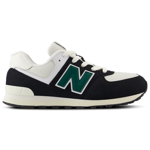 

New Balance Boys New Balance 574 Classic - Boys' Grade School Running Shoes Black/Green/White Size 6.5