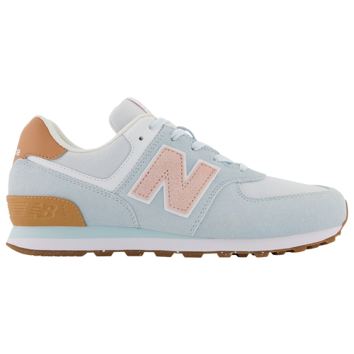 

Girls New Balance New Balance 574 - Girls' Grade School Shoe Blue/Pink/Brown Size 06.5