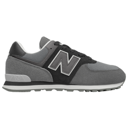 Boys' Grade School - New Balance 574 - Black/Castlerock