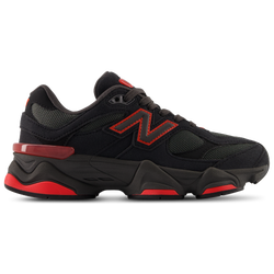 Boys' Grade School - New Balance 9060 - Black/Red