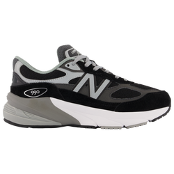 Boys' Grade School - New Balance 990 V6 - Black/White