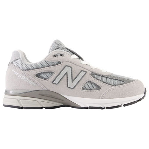 

New Balance Girls New Balance 990 V4 - Girls' Grade School Shoes Cool Grey/Silver Filigree Size 06.5