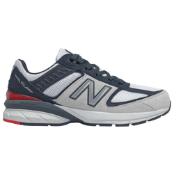 Boys' Grade School - New Balance 990v5 - White/Carbon