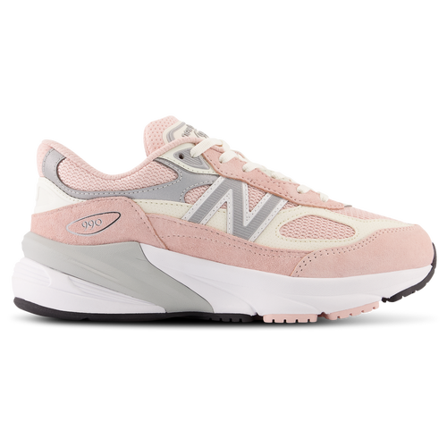 

New Balance Girls New Balance 990 - Girls' Grade School Running Shoes Pink/White Size 4.0