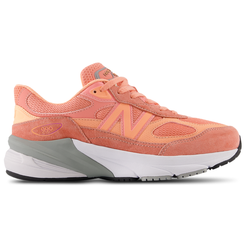 New Balance Boys   990 In Orange/sunrise/grey