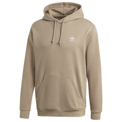 Men's - adidas Originals Essential Hoodie - Khaki/White