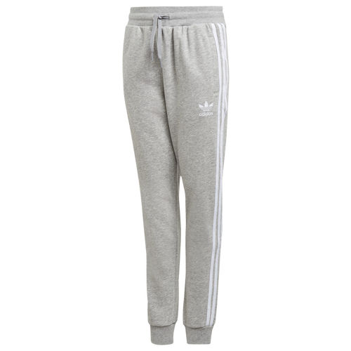 

Boys adidas Originals adidas Originals Trefoil Pants - Boys' Grade School Medium Grey Heather/White Size S