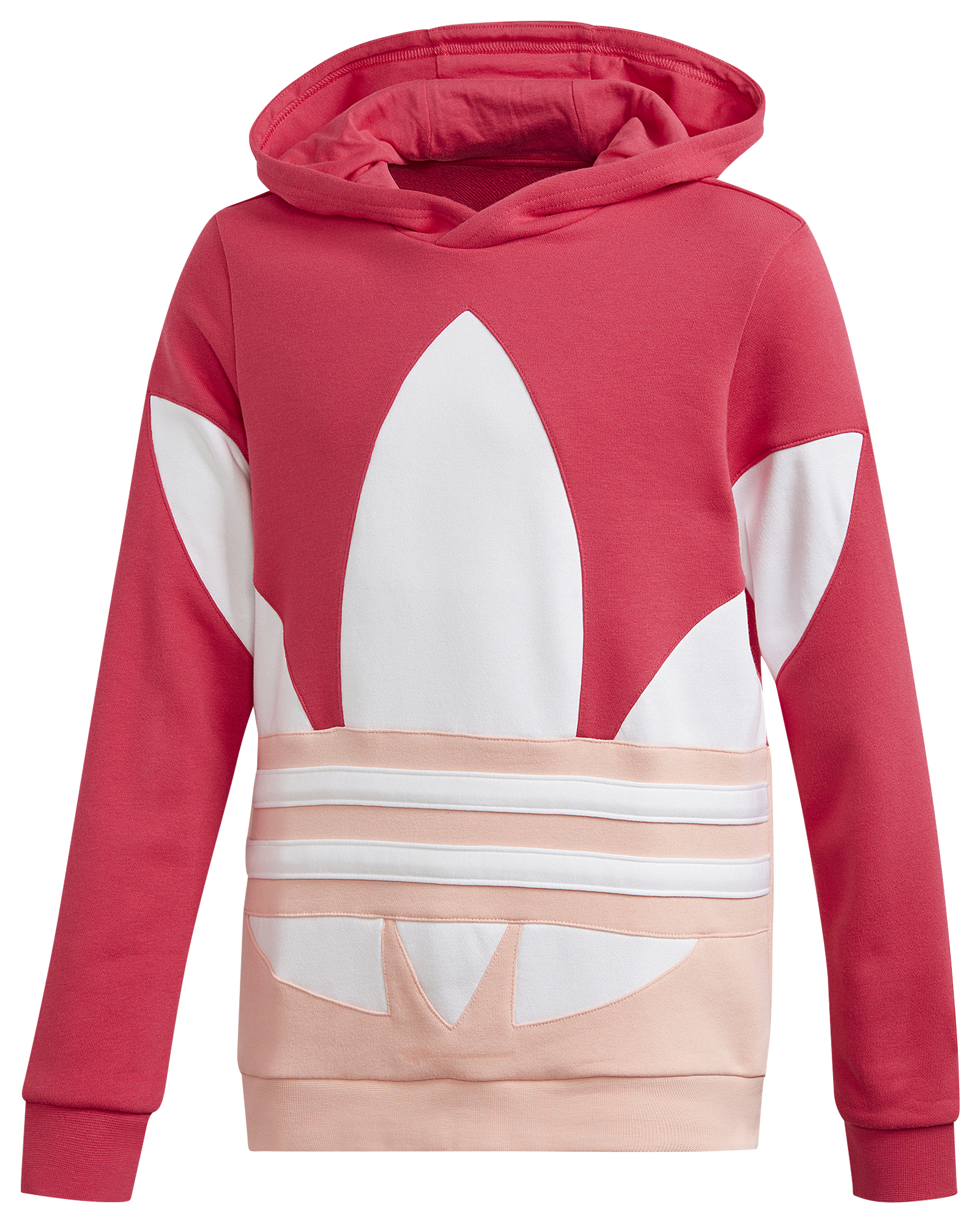 adidas big trefoil hoodie