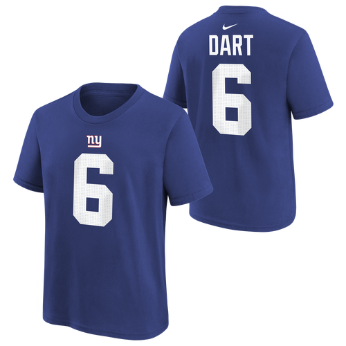 Nike Kids' Boys Jaxson Dart Nfl Short Sleeve T-shirt In Blue