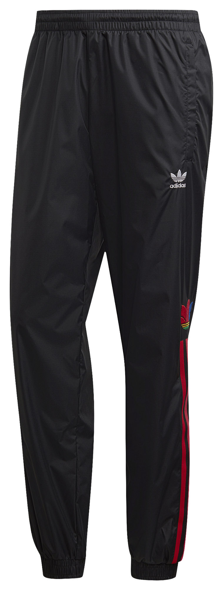 adidas pants black and red